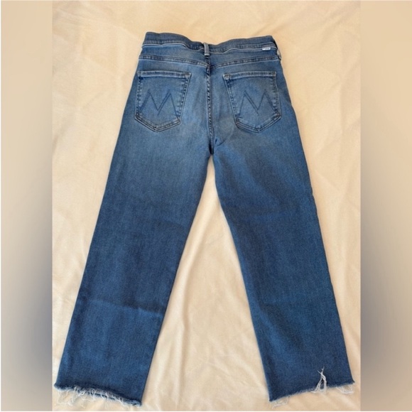 MOTHER The Mid Rose Rambler Zip Ankle Fray - Picture 2 of 9